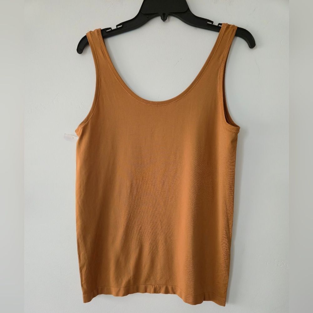 Nordstrom Women's Brown Seamless Nylon Tank Top XXL